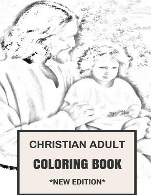 Book cover for Christian Adult Coloring Book