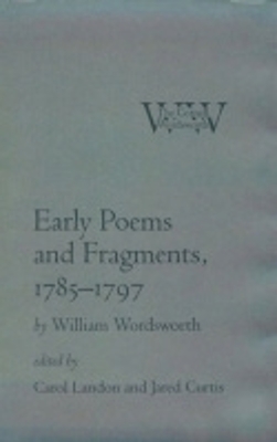 Cover of Early Poems and Fragments, 1785–1797