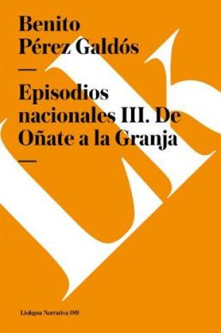 Cover of Episodios nacionales III