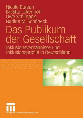 Book cover for Das Publikum der Gesellschaft