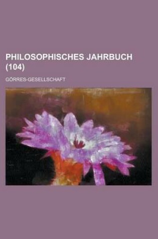 Cover of Philosophisches Jahrbuch (104)