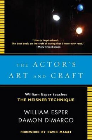 Cover of Actor's Art and Craft