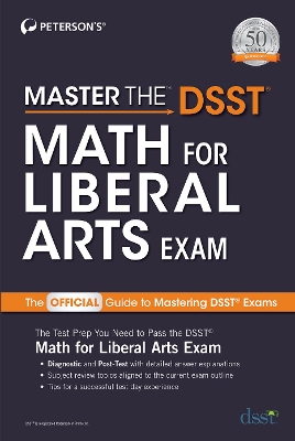 Book cover for Master the DSST Math for Liberal Arts Exam