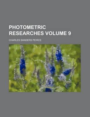 Book cover for Photometric Researches Volume 9