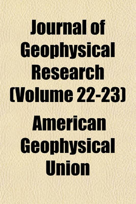 Book cover for Journal of Geophysical Research (Volume 22-23)