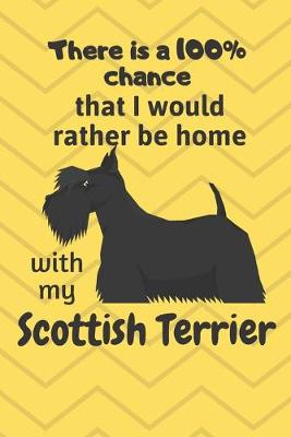 Book cover for There is a 100% chance that I would rather be home with my Scottish Terrier