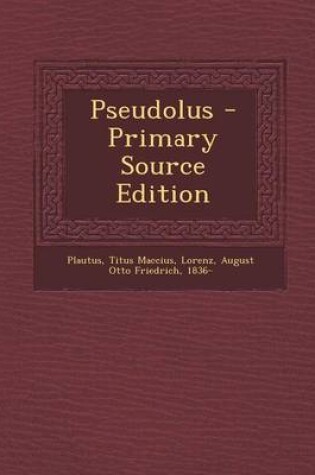 Cover of Pseudolus