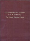 Book cover for Excavations at Anshan (Tal-e Malyan)