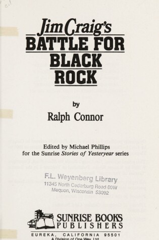 Cover of Jim Craig's Battle for the Black Rock