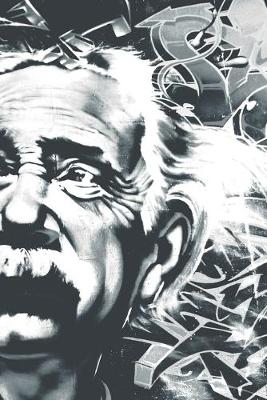 Book cover for Graffiti of Albert Einstein Blank Lined Notebook