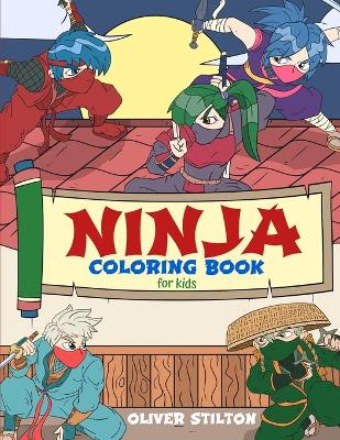 Book cover for Ninja Coloring Book for Kids