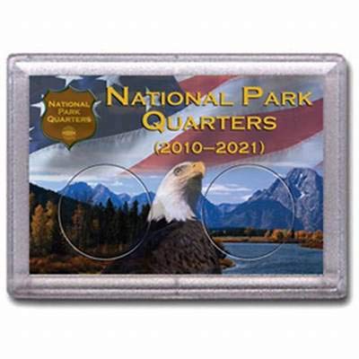 Book cover for National Park Quarters 2x3 Plastic Display Case