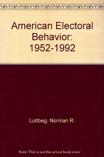 Book cover for American Electoral Behaviour, 1952-92