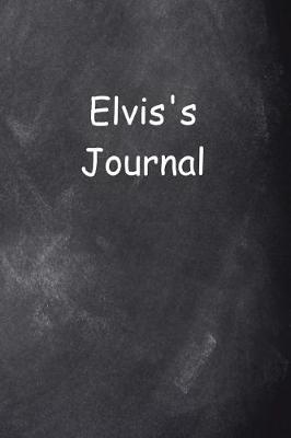 Book cover for Elvis Personalized Name Journal Custom Name Gift Idea Elvis