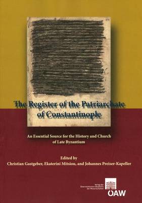 Cover of The Register of the Patriarchate of Constantinople