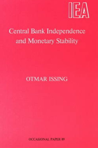 Cover of Central Bank Independence and Monetary Stability