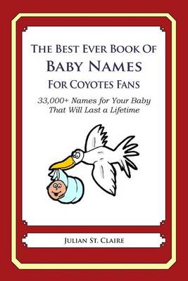 Book cover for The Best Ever Book of Baby Names for Coyotes Fans