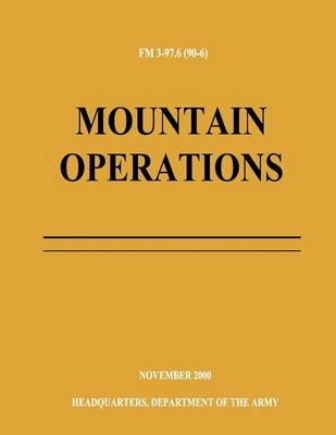 Book cover for Mountain Operations (FM 3-97.6)