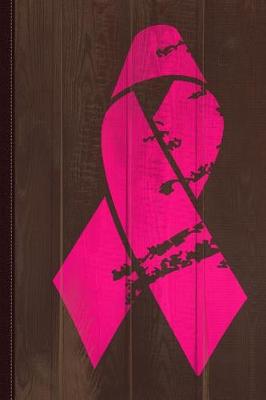 Book cover for Distressed Pink Ribbon Journal Notebook