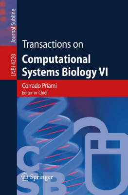 Cover of Transactions on Computational Systems Biology VI