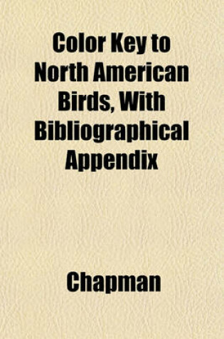 Cover of Color Key to North American Birds, with Bibliographical Appendix