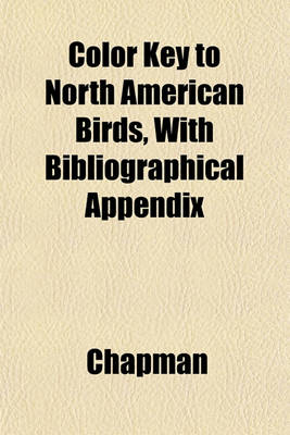 Book cover for Color Key to North American Birds, with Bibliographical Appendix