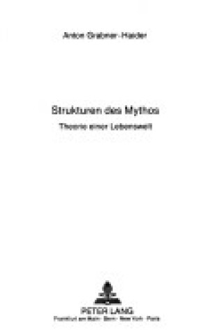 Cover of Strukturen Des Mythos