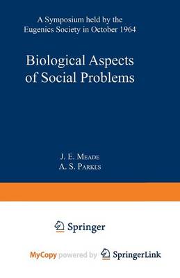 Book cover for Biological Aspects of Social Problems