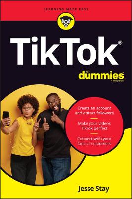 Book cover for TikTok For Dummies