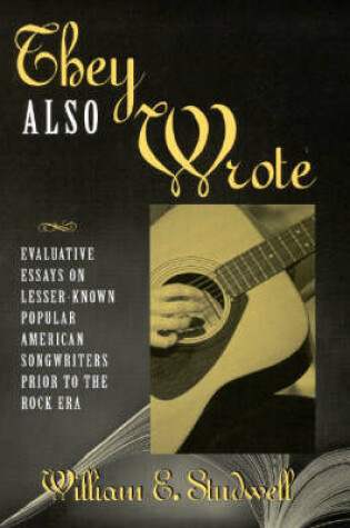 Cover of They Also Wrote