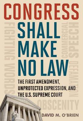 Book cover for Congress Shall Make No Law