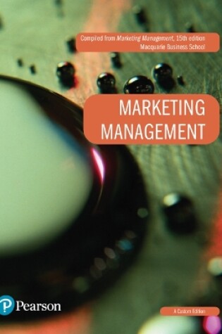 Cover of Marketing Management (Custom Edition)