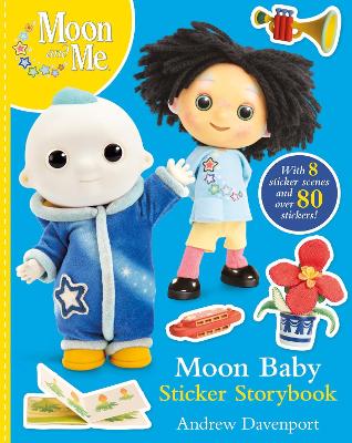 Book cover for Moon Baby Sticker Storybook