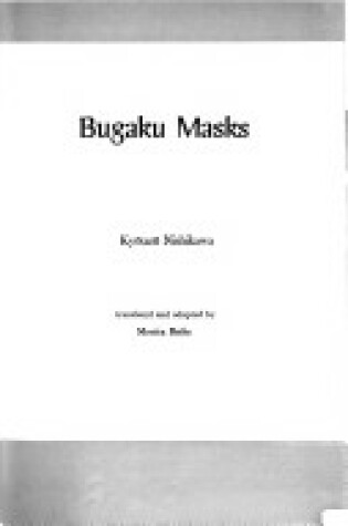 Cover of Bugaku Masks