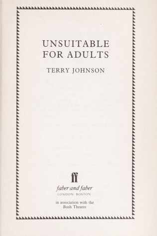 Cover of Unsuitable for Adults