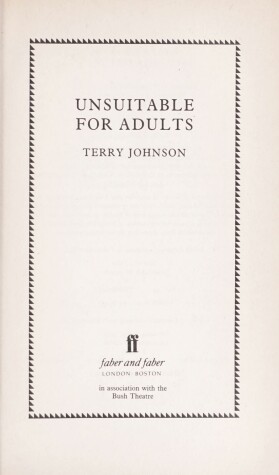 Book cover for Unsuitable for Adults