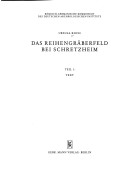 Book cover for Das Reihengraberfeld Bei Schretzheim