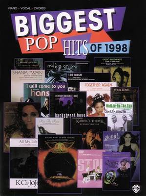 Cover of Biggest Pop Hits of 1998