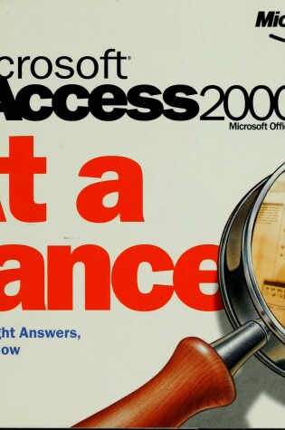 Cover of Office 2000 at a Glance Library