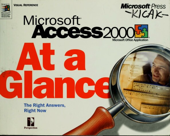 Book cover for Office 2000 at a Glance Library