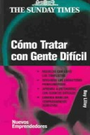 Cover of Como Tratar Con Gente Dificil