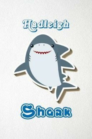 Cover of Hadleigh Shark A5 Lined Notebook 110 Pages