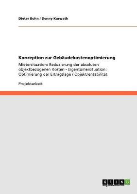 Book cover for Konzeption zur Gebaudekostenoptimierung