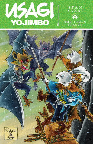 Cover of Usagi Yojimbo: The Green Dragon