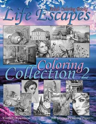 Book cover for Adult Coloring Books Life Escapes Coloring Collection 2