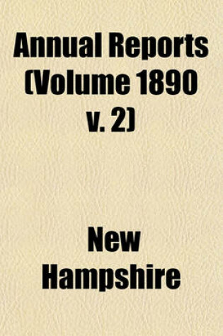 Cover of Annual Reports (Volume 1890 V. 2)