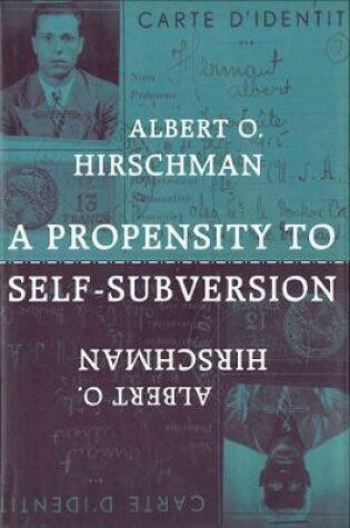 Cover of A Propensity to Self-Subversion