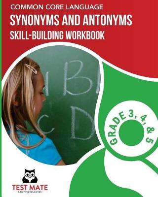 Book cover for Texas Language Arts Vocabulary Skills Workbook Synonyms & Antonyms