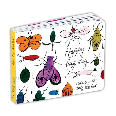 Book cover for Andy Warhol Happy Bug Day Board Book