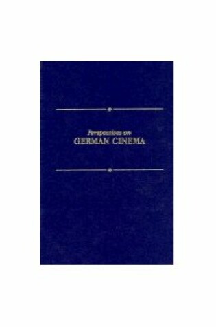 Cover of Perspectives on German Cinema